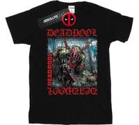 Marvel - "Here Lies Deadpool" T-shirt pour homme BI22720 (XXL) (Noir)