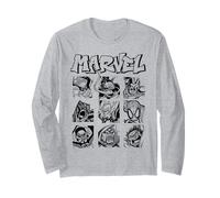 Marvel Heroes and Villain Close Up Boxes Manche Longue