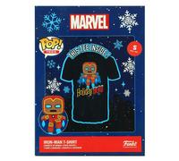 Marvel Holiday Pop! Tees T-Shirt Gb Iron Man (S)