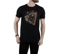 Marvel Homme Guardians of The Galaxy Neon Rocket T-Shirt XX-Large Noir