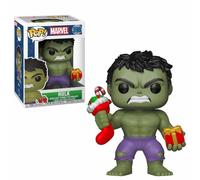 Marvel Hulk Avec Noël Chaussette 9.5cm Figurine Pop Vinyle Funko 398