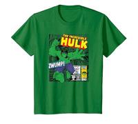 Marvel Hulk The Strongest of All T-Shirt, Enfant, Vert Kelly, 8 Ans