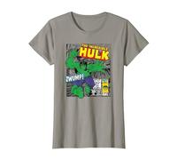 Marvel Hulk The Strongest of All T-Shirt, Femme, Ardoise, 3XL