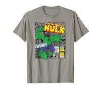 Marvel Hulk The Strongest of All T-Shirt, Homme, Ardoise, S