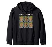 Marvel I Am Groot Guardians of the Galaxy Moods of Groot Sweat à Capuche