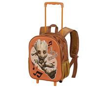 Karactermania 3d Soundtrac I Am Groot Marvel 34 Cm Wheeled Backpack Doré