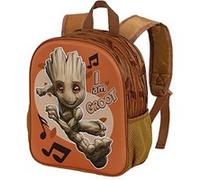 Marvel I am Groot Soundtrack-Sac à dos 3D Petit, Multicolore Multicolore G