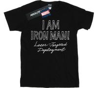 Marvel - "I Am Iron Fist Man" T-shirt pour garçon BI30053 (116) (Noir)