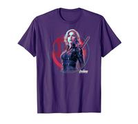 Marvel Infinity War Black Widow Icon Tech T-Shirt, Homme, Violet, S
