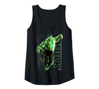 Marvel Infinity War Incredible Hulk Jump Smash Débardeur, Femme, Noir, L