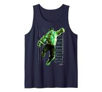 Marvel Infinity War Incredible Hulk Jump Smash Débardeur, Homme, Bleu Marine, S