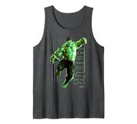 Marvel Infinity War Incredible Hulk Jump Smash Débardeur, Homme, Chiné Foncé, S
