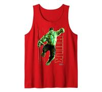 Marvel Infinity War Incredible Hulk Jump Smash Débardeur, Homme, Rouge, XXL