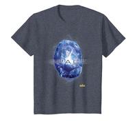 Marvel Infinity War The Blue Space Stone T-Shirt, Enfant, Bleu Chiné, 8 Ans