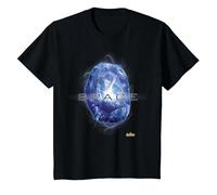 Marvel Infinity War The Blue Space Stone T-Shirt, Enfant, Noir, 8 Ans