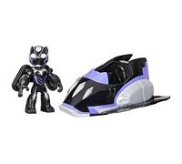 Marvel Comics Figurine avec avion – Iron Man et ses amis extraordinaires Black Panther 7,5 cm