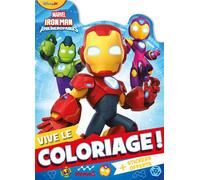 Marvel Iron Man et ses amis incroyables - Vive le coloriage ! - + Stickers offerts - Collectif - Hemma - broché - Document jeunesse