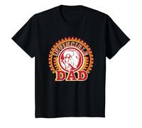Marvel Iron Man Invincible Dad Father’s Day T-Shirt, Enfant, Noir, 12 Ans