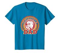 Marvel Iron Man Invincible Dad Father's Day T-Shirt, Enfant, Saphir, 3 Ans