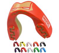 Marvel Iron Man Sport Protège-Dents/Gouttière Coque Dentaire Protege Dent. Protection intégrale pour Tous Les Sports, notamment Le Rugby, MMA, Hockey, Judo, Karate, Les Arts Martiaux et la Boxe