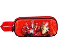 Marvel Iron Man Stark 3D double trousse à crayons, Multicolore