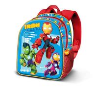Marvel Iron Man Tech-Sac à Dos 3D Elite, Bleu 25 x 30 cm, Capacité 7 L