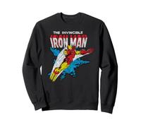 Marvel Iron Man The Invincible Iron Man Classic Art Vintage Sweatshirt