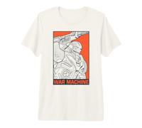 Marvel Iron Man War Machine Patriot Style Portrait Poster T-Shirt Haut de Gamme