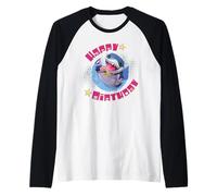 Marvel Jeff The Land Shark Happy Birthday Family Party Crew Manche Raglan