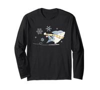 Marvel Jeff The Land Shark Holiday Ice Skating Christmas Manche Longue