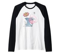 Marvel Jeff The Land Shark in The Cone of Shame Manche Raglan