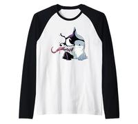 Marvel Jeff The Land Shark in Venom Symbiote Costume Manche Raglan