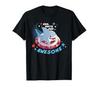 Marvel Jeff The Land Shark Red White and Awesome Americana T-Shirt