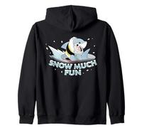 Marvel Jeff The Land Shark Snow Much Fun Holiday Sledding Sweat à Capuche