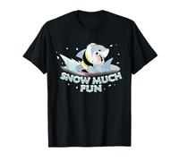 Marvel Jeff The Land Shark Snow Much Fun Holiday Sledding T-Shirt