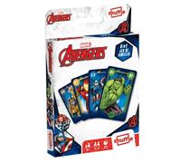 Marvel - Jeu de Famille Avengers - Jeu de cartes 4 en 1 : jeu de 7 Familles, Paires, Action et Batailles