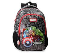 Marvel Joumma Team Avengers Sac à dos d'école Noir 28 x 42 x 14 cm PVC 16,46 L