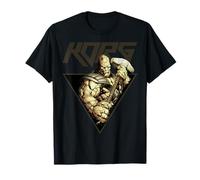 Marvel Korg 80s Retro Comic Triangle Profile Badge T-Shirt