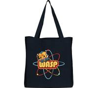 Marvel LEGEND ICON Officiel Antman - The Wasp Atomic imprimés 100% coton |Réutilisable | Longue poignée | Voyages et achats |Sac fourre-tout 38 * 40 CM,Taille unique,Navy