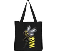 Marvel LEGEND ICON Officiel Antman - The Wasp Character imprimés 100% coton |Réutilisable | Longue poignée | Voyages et achats |Sac fourre-tout 38 * 40 CM,Taille unique,Noir