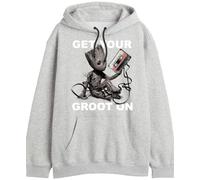 Marvel MEGUGAMSW135 Sweatshirt à Capuche, Gris Melange, XL Homme