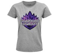 Marvel « Guardians of The Galaxy - Guardian's Logo » WOGUGAMTS159 T-Shirt Femme, Gris Melange, Taille L