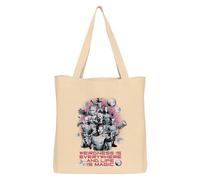 Marvel LEGEND ICON Officiel Guardians Of The Galaxy - Wierdness And Magic imprimés 100% coton |Réutilisable | Longue poignée | Voyages et achats |Sac fourre-tout 38 * 40 CM,Taille unique,Natural