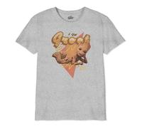 Marvel Legend Icon Officiel I Am Groot Poster imprimé T-Shirt pour Garçon Col Ras du Cou Manches Courtes Coton Coupe régulière,Gris Melange_Taille 6 Ans