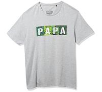 Marvel Legend Icon Officiel Mood Hulk imprimé T-Shirt pour Hommes Col Ras du Cou Manches Courtes Coton Coupe régulière,Gris Melange_L