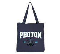 Marvel LEGEND ICON Officiel Photon Est 2023 imprimés 100% coton |Réutilisable | Longue poignée | Voyages et achats |Sac fourre-tout 38 * 40 CM,Taille unique,Navy