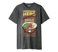 Marvel Legend Icon Officiel This is My Super Soldier Serum imprimé T-Shirt pour Hommes Col Ras du Cou Manches Courtes Coton Coupe régulière,Gris Melange_3XL