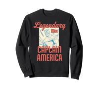 Marvel Legendary Like Captain America Father's Day Dad Gift Sweatshirt