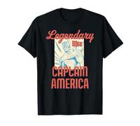 Marvel Legendary Like Captain America Father's Day Dad Gift T-Shirt
