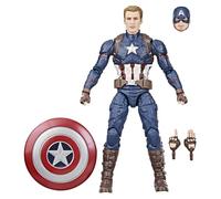 Marvel Legends Series, Figurine de Collection Captain America de 15 cm, Avengers: Endgame, Rouge, Blanc, Bleu